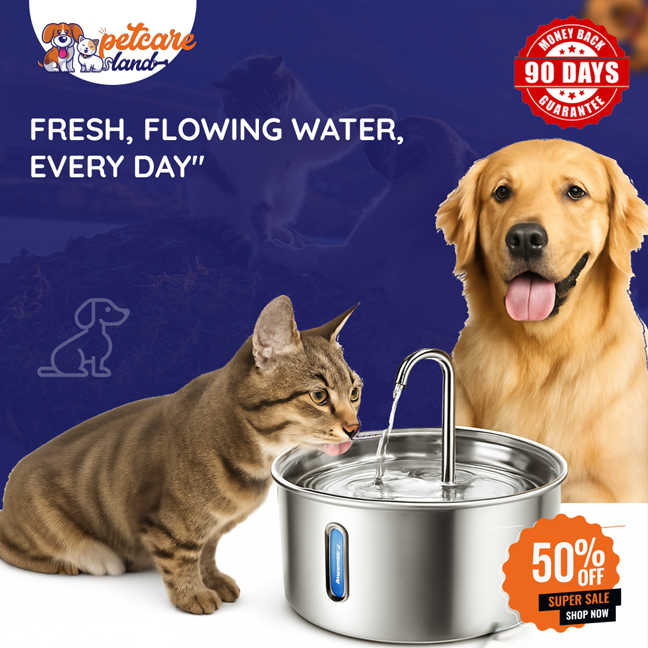 No more still water, They love running water🐈💦